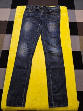 Silver Audrey Jeans a Canadian Product womans straight size 27/33